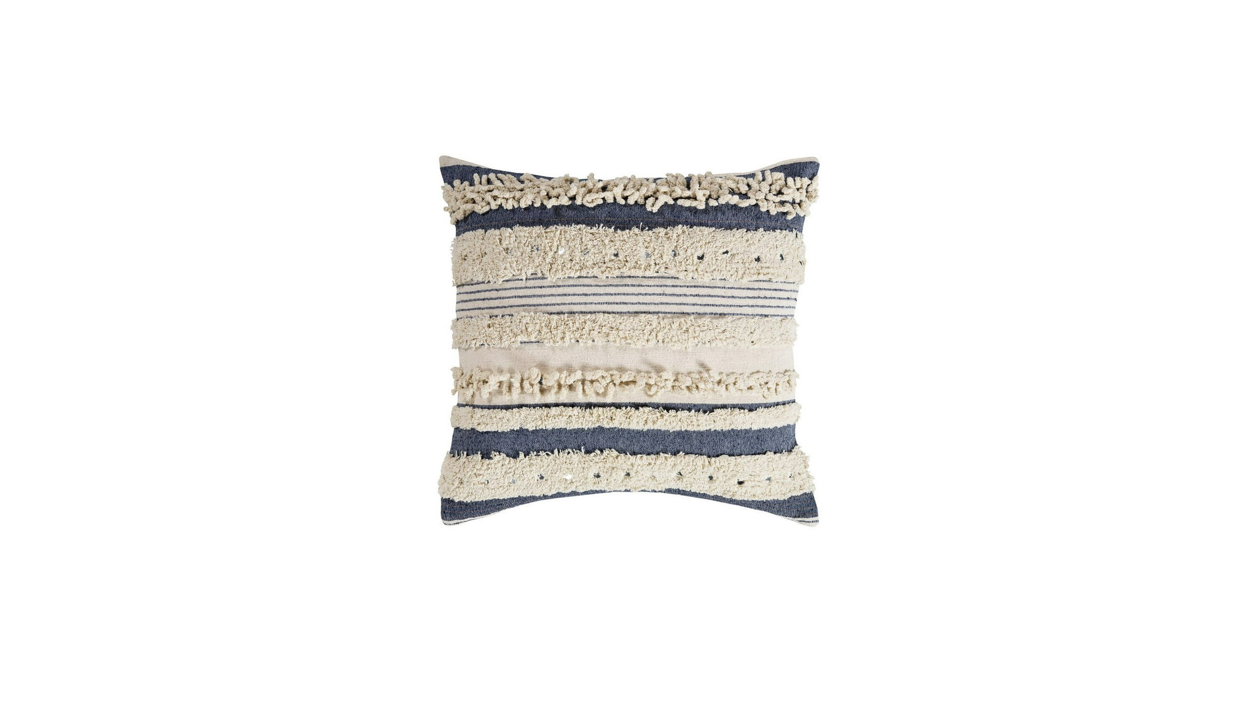 Blue-beige pillow