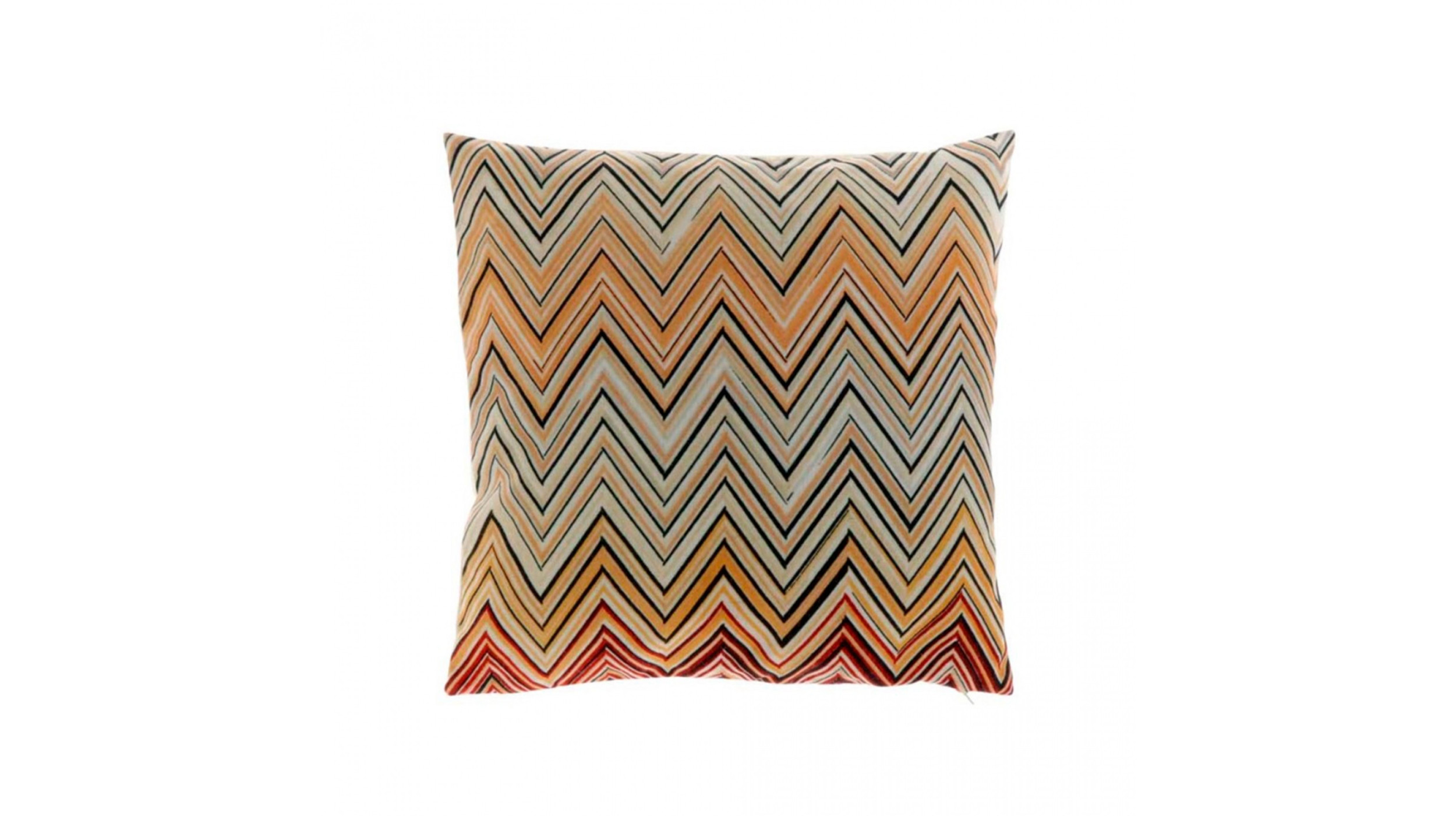 Orange Zigzag Pillow