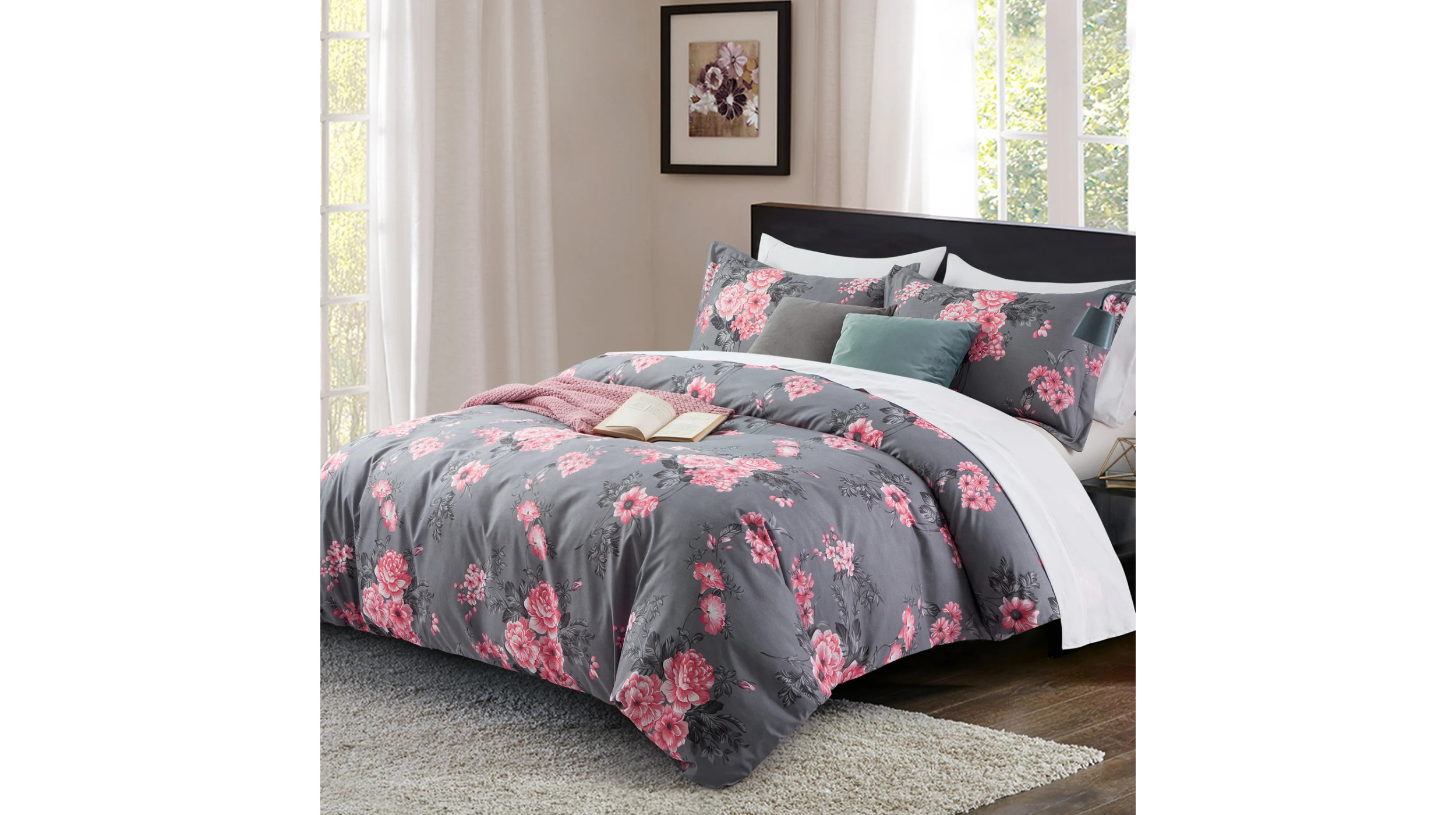 Printed bedding set