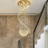 Modern crystal chandelier