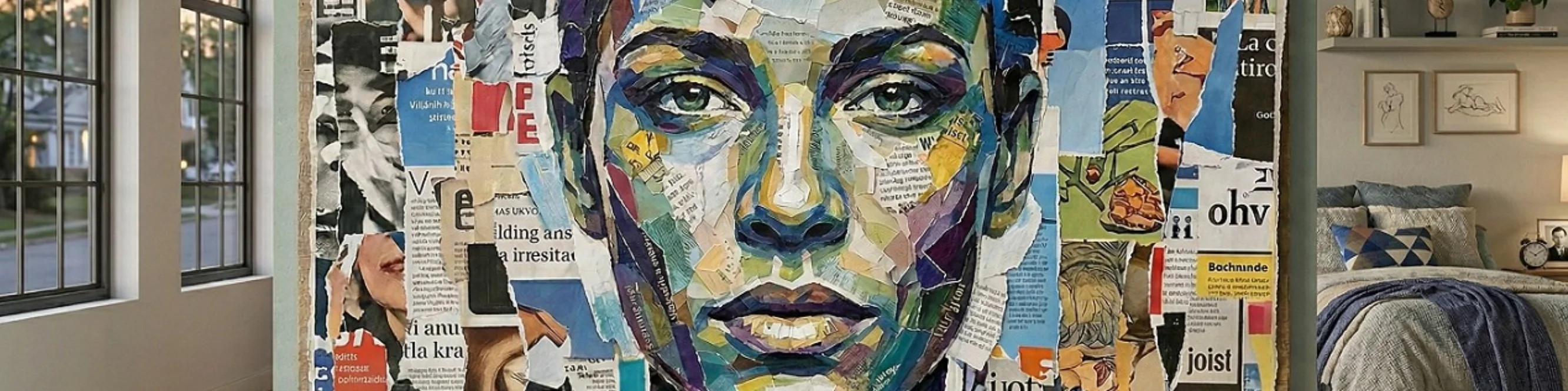 Collage Paper in Mixed Media at MIRONOVA ART