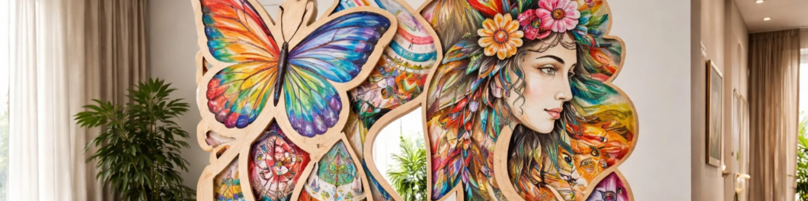 Акварель в инсталляциях от MIRONOVA ART