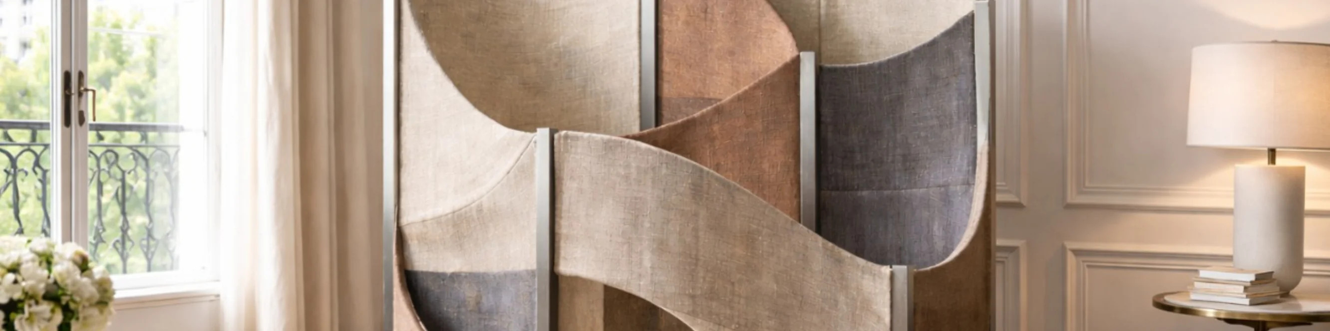 Fabric in installations by MIRONOVA ART