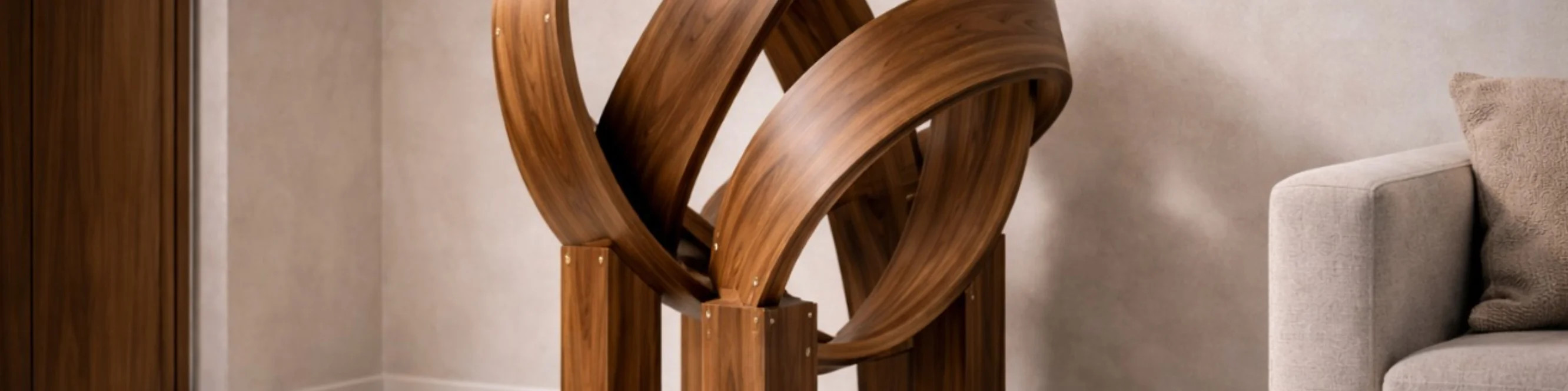 Wood in installations by MIRONOVA ART