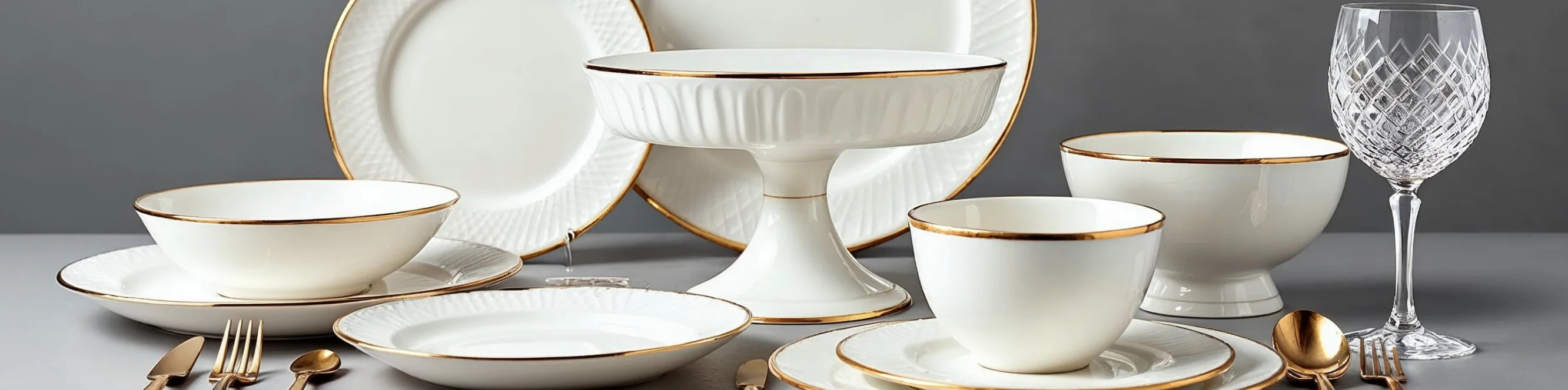 Сервірування десертів в MIRONOVA ART: креманки, підставки, тарілки.