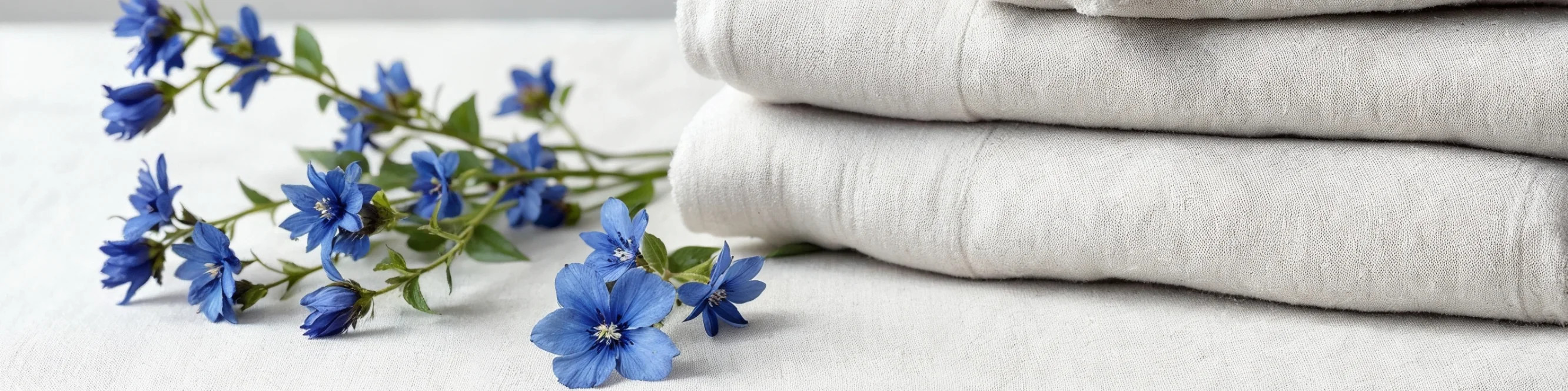 Лён в материалах сервировки в MIRONOVA ART - текстиль на каждый день.