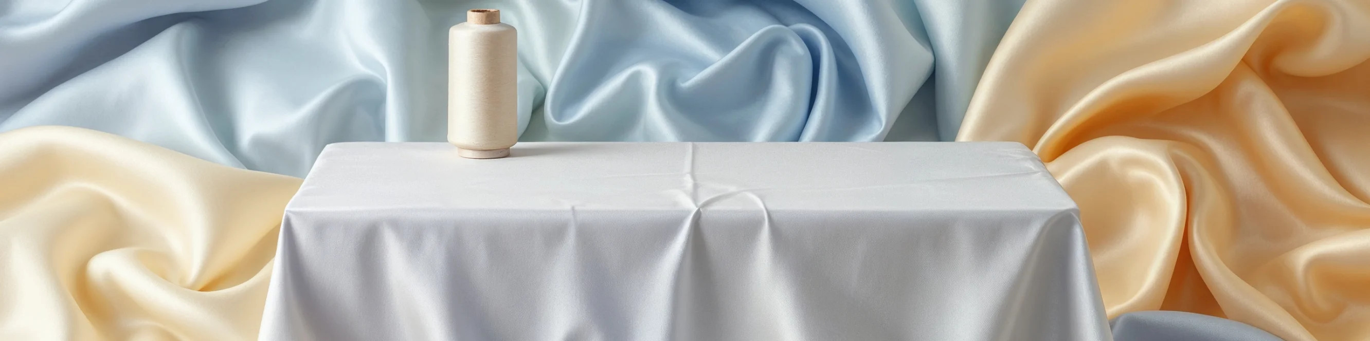 Silk in table setting materials at MIRONOVA ART - for special moments.