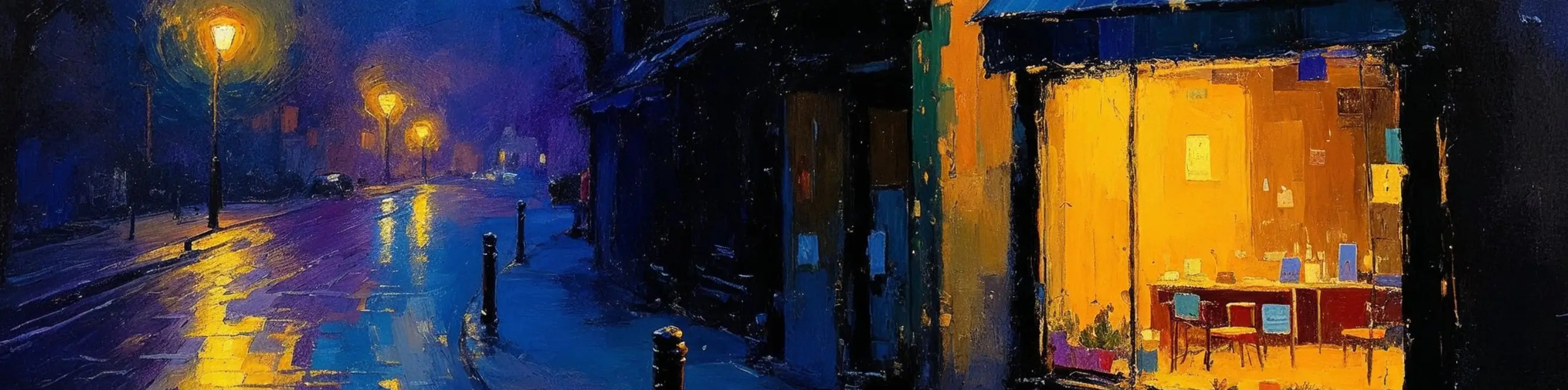 Ноктюрн ночной жизни: картины MIRONOVA ART для стильного интерьера.