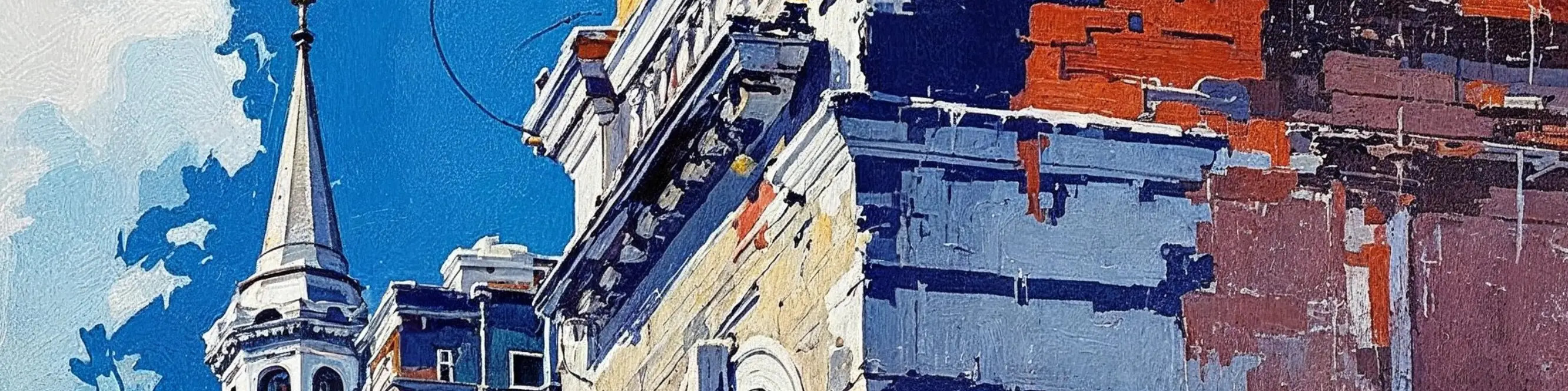 Архитектура в картинах от MIRONOVA ART: элегантность в каждой детали.