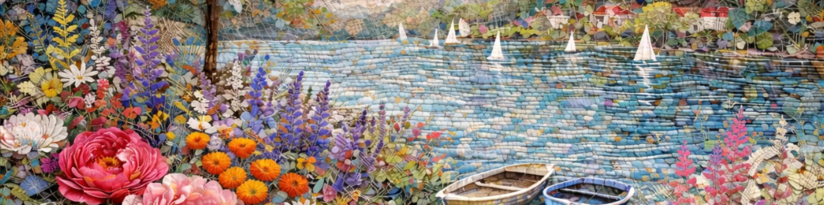 Impressionist mixed media artworks by MIRONOVA ART