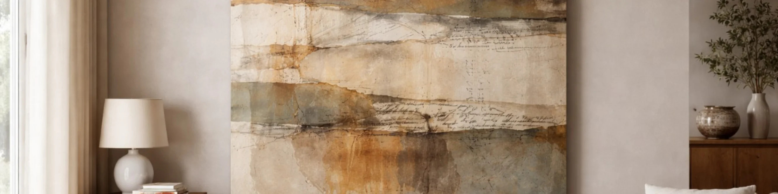 Layering in mixed media by MIRONOVA ART