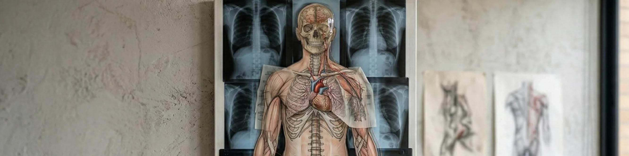 Human figure and anatomy in mixed media by MIRONOVA ART