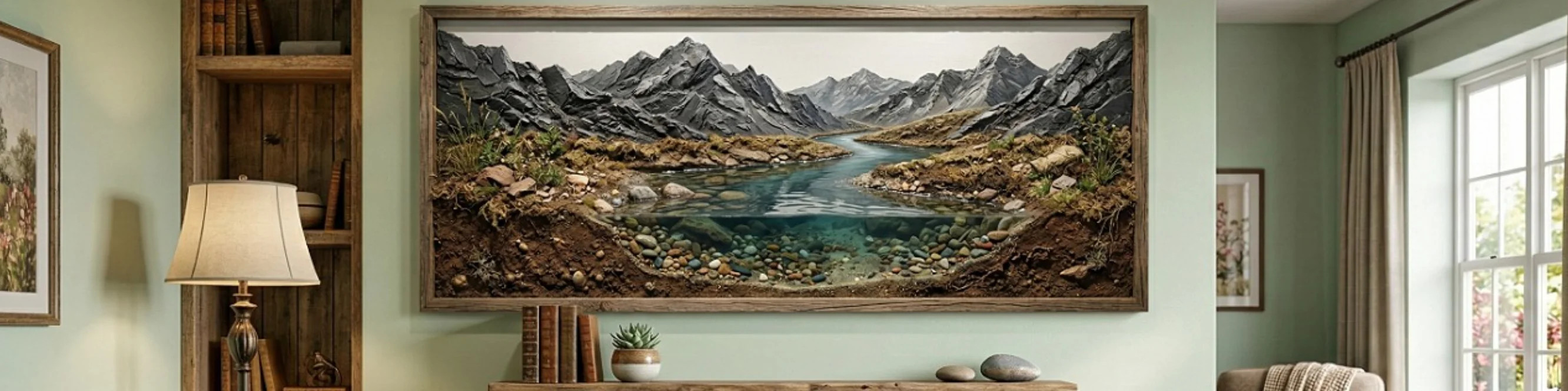 Пейзажи в смешанной технике MIRONOVA ART