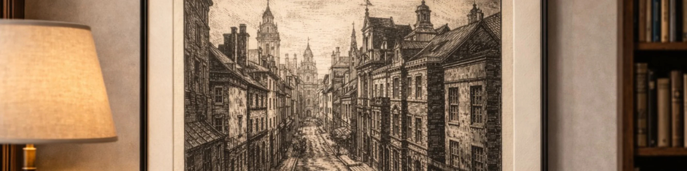 Etching by MIRONOVA ART for Interiors and Collections