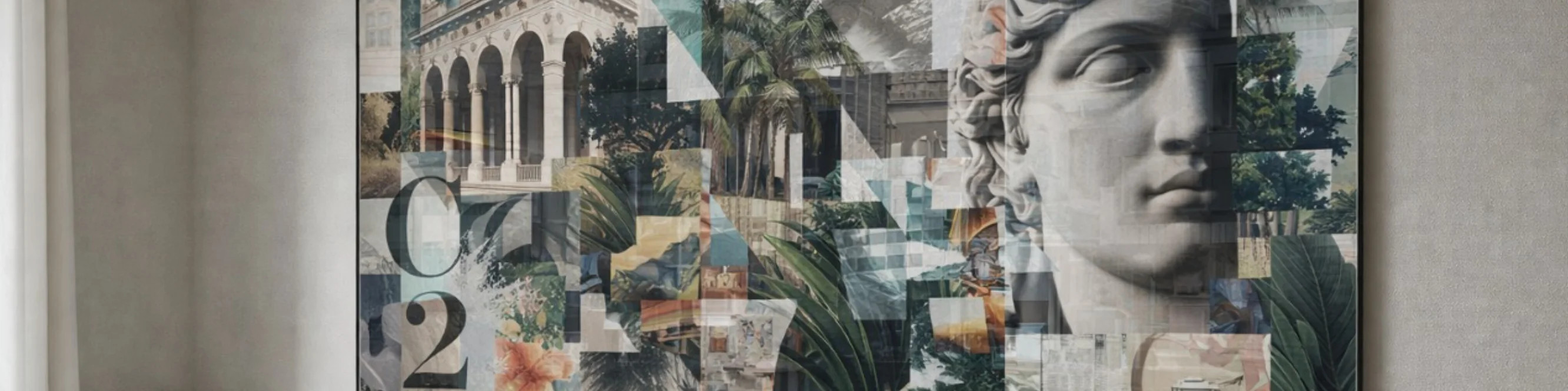 Digital collage by MIRONOVA ART: unique works for interiors