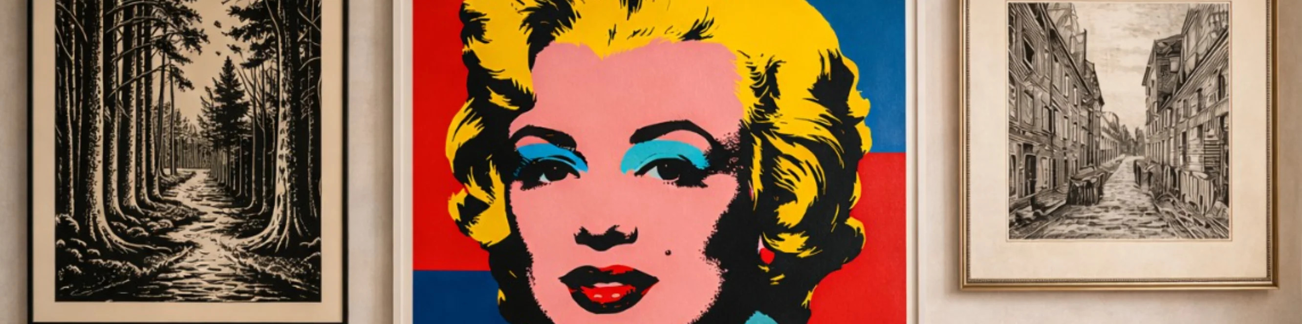 Типы от MIRONOVA ART — разнообразие графических техник для интерьера и коллекции