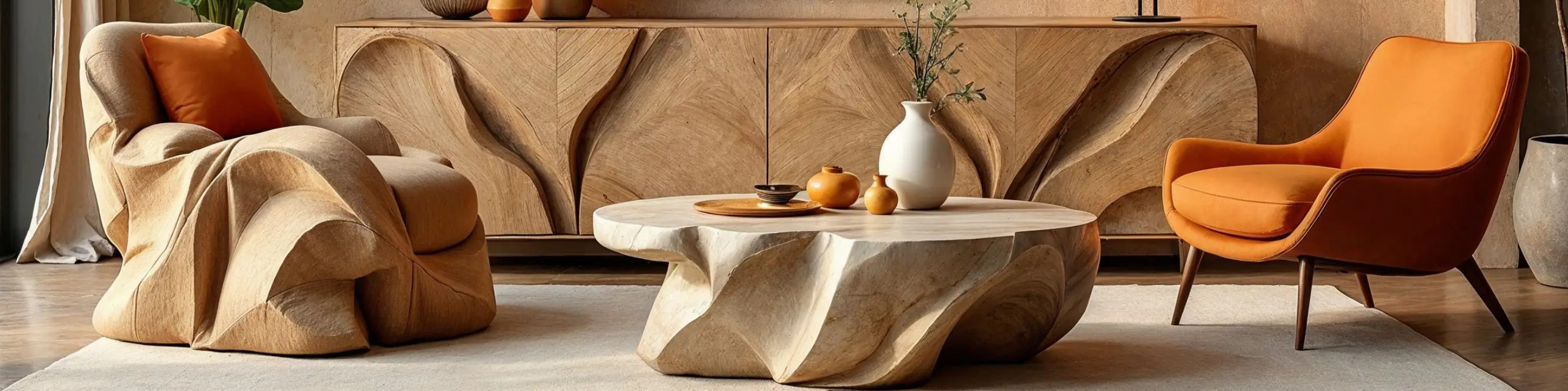 Sculptural furniture at MIRONOVA ART — form that shapes space.