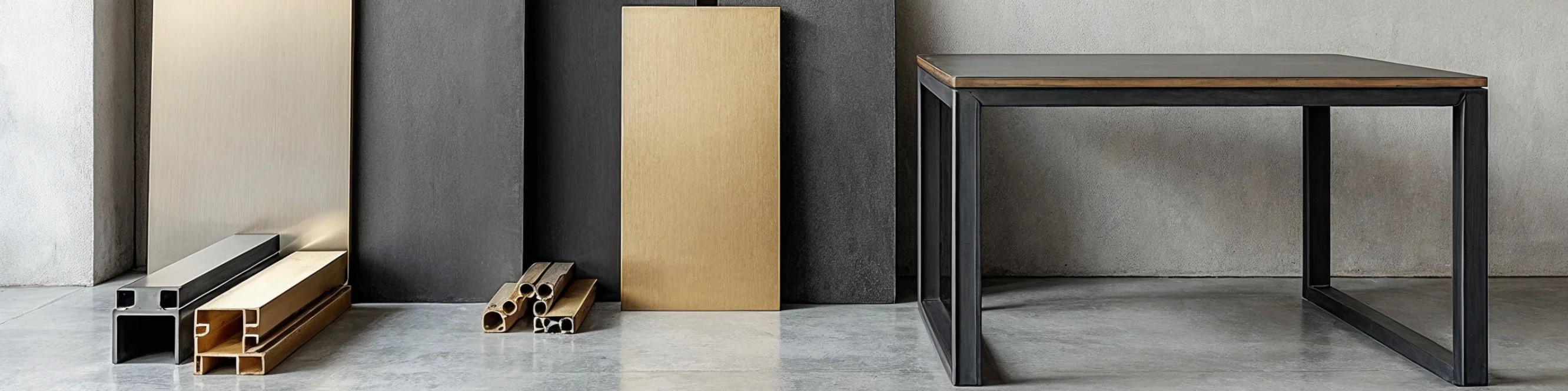 Metal in furniture at MIRONOVA ART — strength and stability.