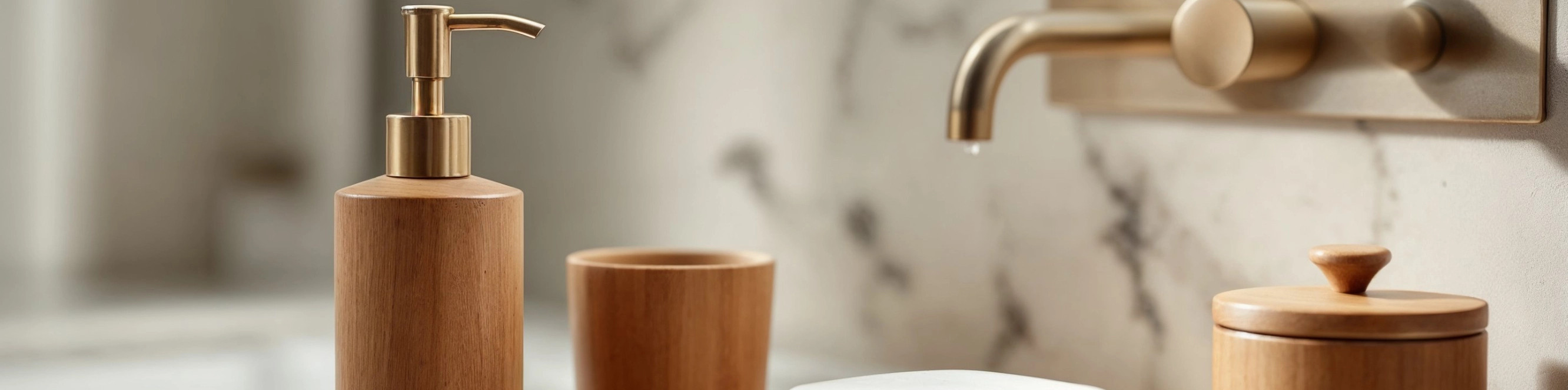 Wood for bathroom accessories at MIRONOVA ART – a natural choice.