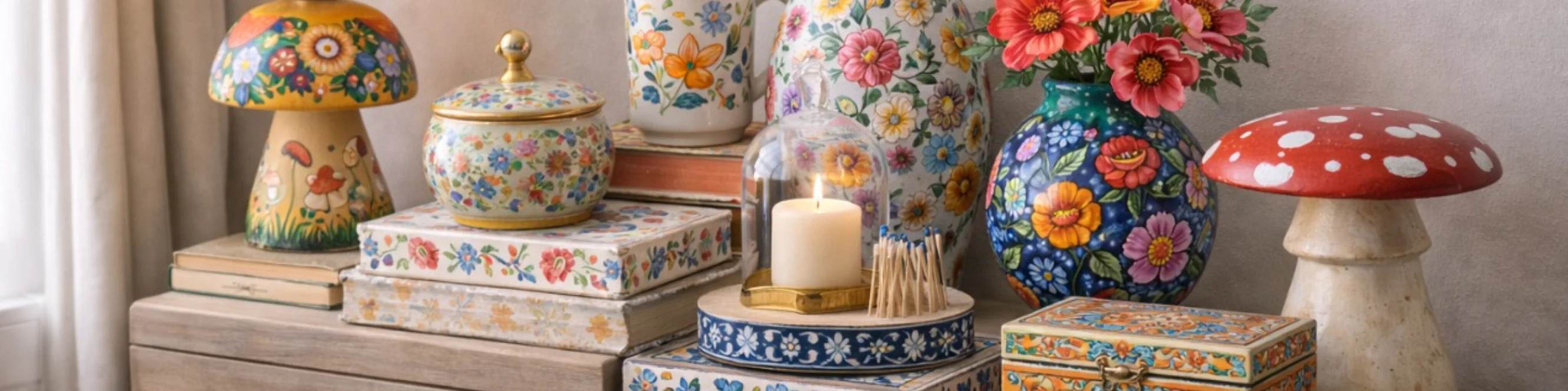 Hand-painted accessories at MIRONOVA ART – unique decoration.