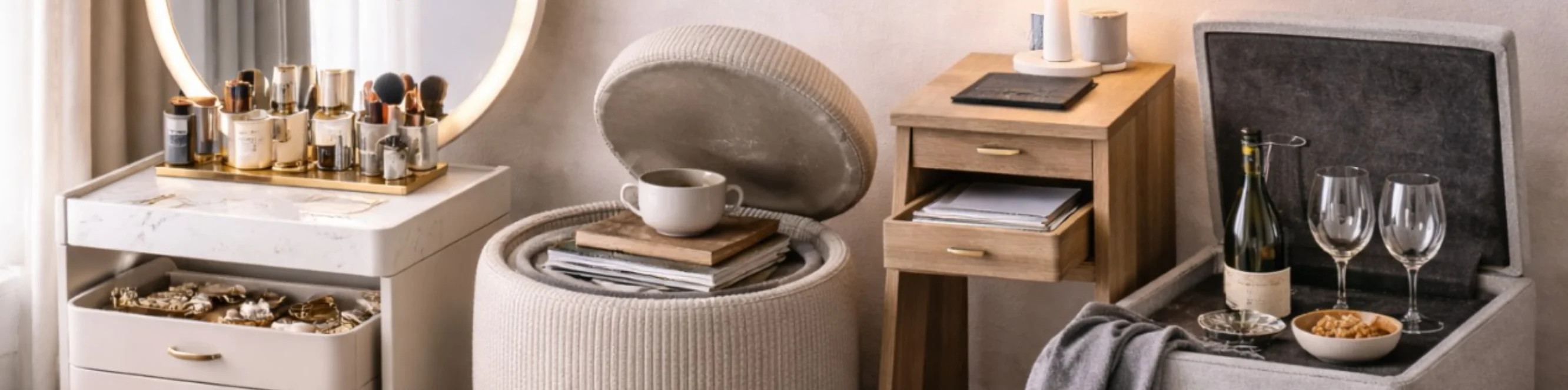 Multifunctional accessories at MIRONOVA ART – smart solutions for home.