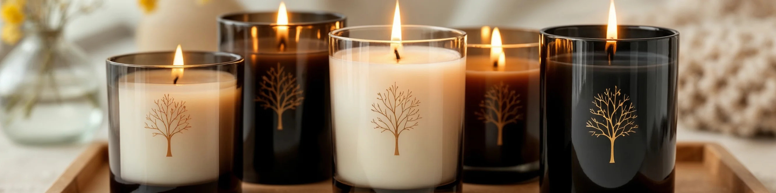 Candles at MIRONOVA ART: warmth, light, and a special ambiance.