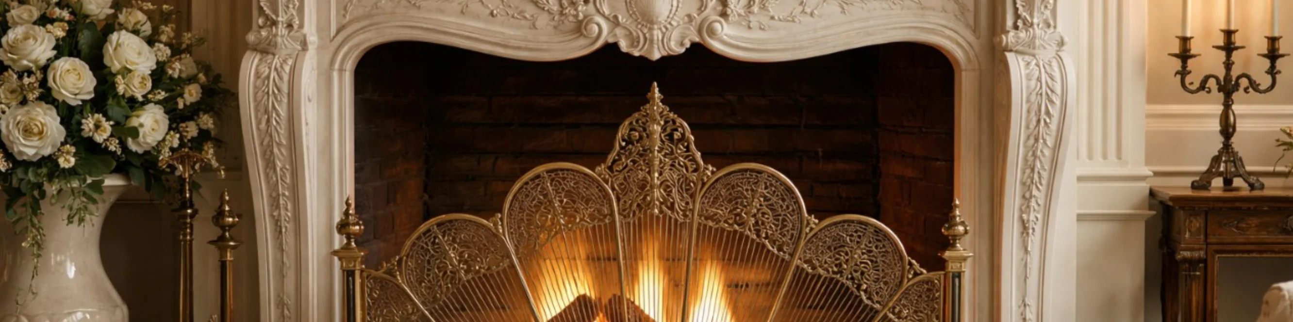 Decorative fireplaces and screens at MIRONOVA ART – warmth inside.