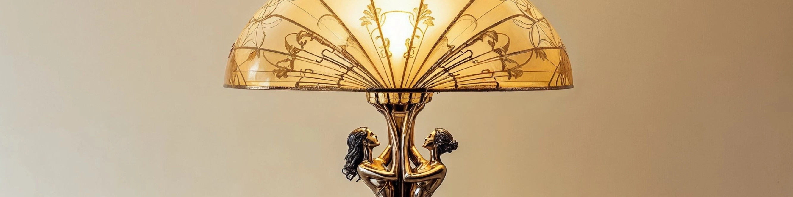 Art Deco lighting with geometric structure | MIRONOVA ART
