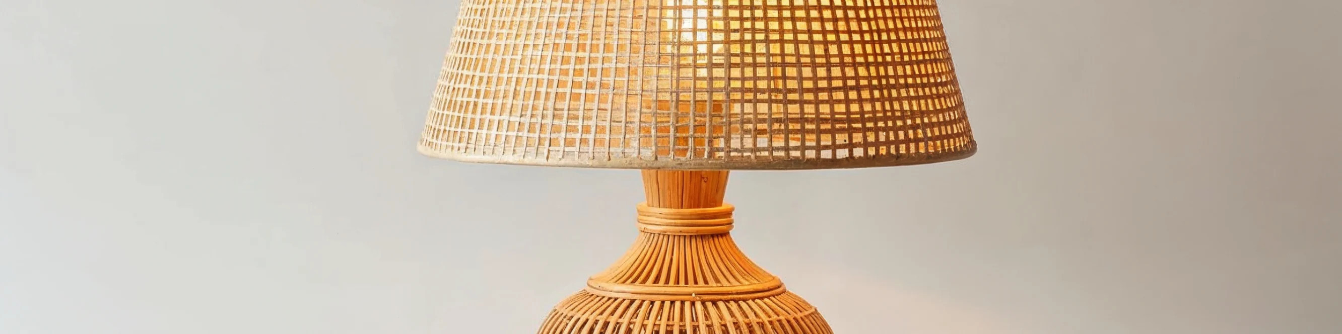 Rattan and bamboo lighting | Natural fiber fixtures | MIRONOVA ART
