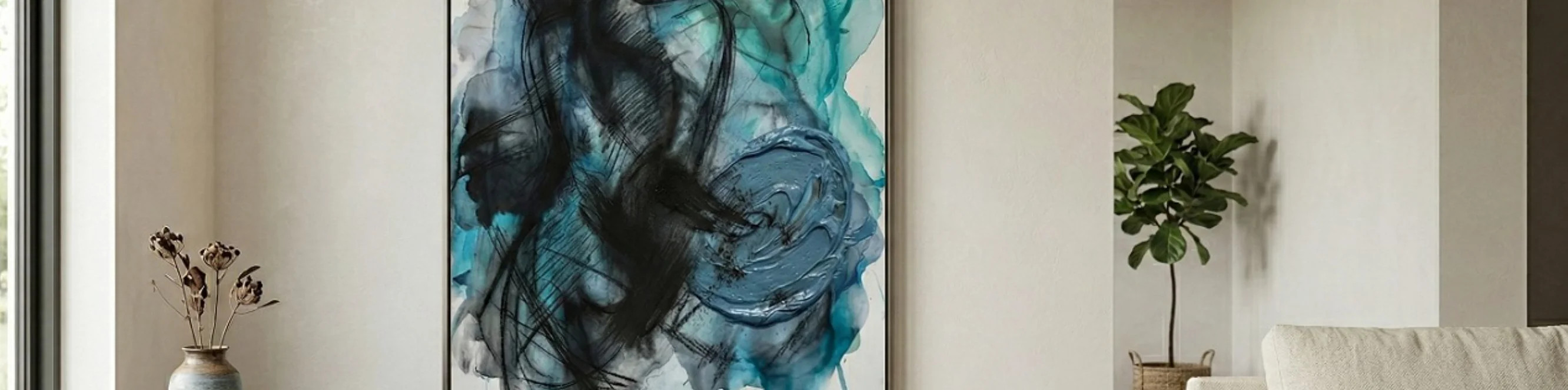 Wet and dry media in mixed techniques by MIRONOVA ART